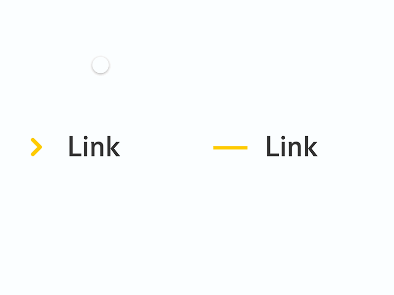 Hyperlink hovered animation by Hoang on Dribbble