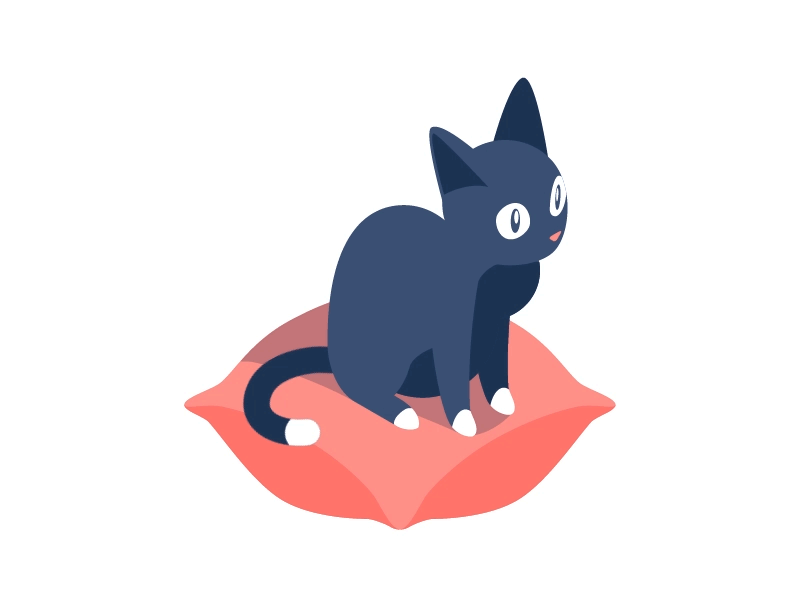 Kiki animation black cat cute kiki pillow