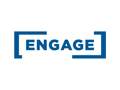 Engage Logo civility logo mark politics typography
