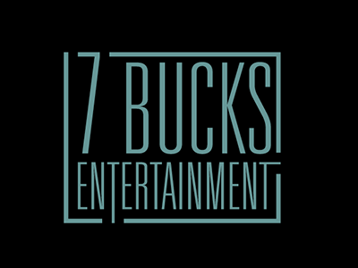 7 Bucks Entertainment Logo entertainment logo mark typography