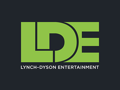 Lynch-Dyson Entertainment Logo branding entertainment identity logo typography