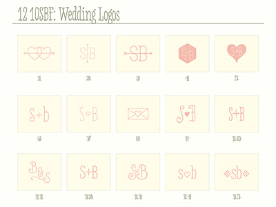 Sarah + Brian Wedding arrow brand heart identity logo typography wedding