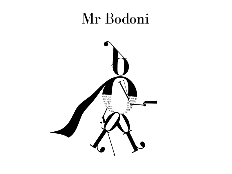 Mr Bodoni animation bodoni character design motion typeface typography walkcycle