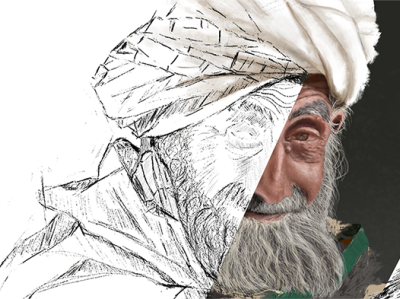 The old man art design destination digitalart drawing freelance man old man sketch التصميم