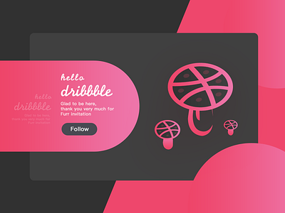 hello dribbble！