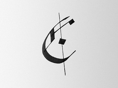 C for Calligraphy blackletter calligraphy hand lettered hand lettering handlettering lettering