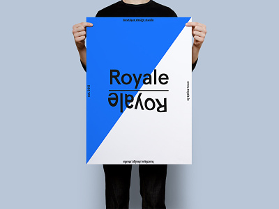 Royale Poster boutique editorial poster print royale
