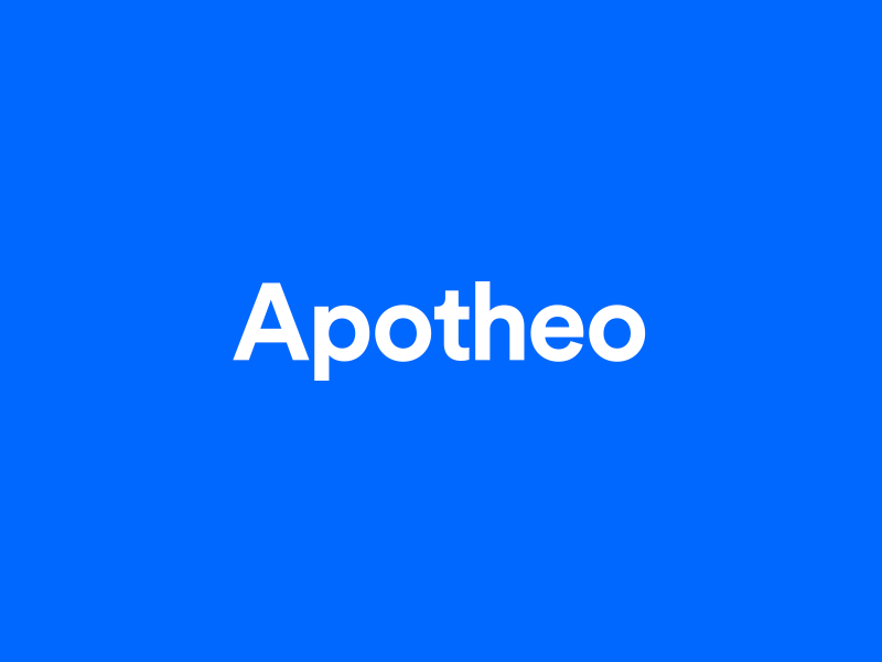 Apotheo branding custom type font identity logo type typography