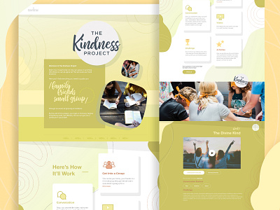 the kindless project Page - 2 landing page uxui webdesign