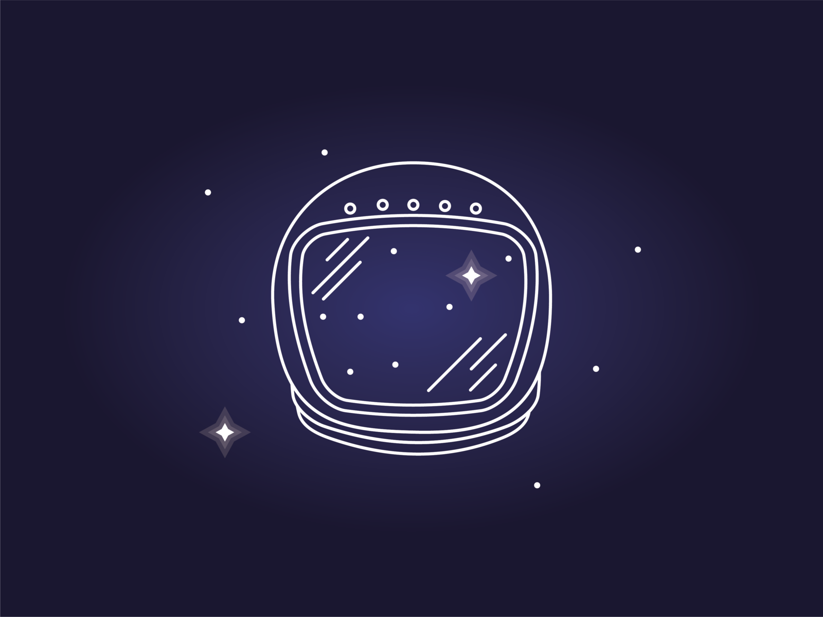 Space icon #6 by Alex Davis on Dribbble Space icon #6
