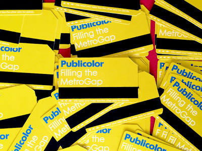Publicolor - MetroGap Handout Cards