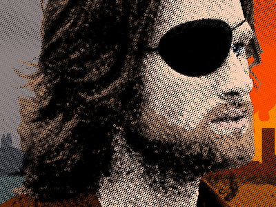 MiDNiTES FOR MANiACS - Snake Plissken hero featured image hero image illustration kurt russell snake plissken web design