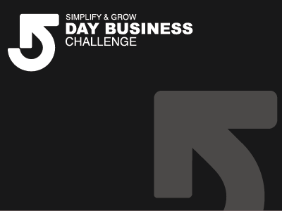 5 DAY BUSINESS CHALLENGE Logo Concept