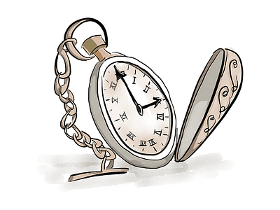 Clock clock illustration