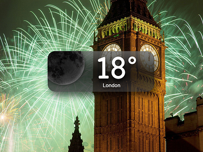 weather widget - night icon london moon night weather widget