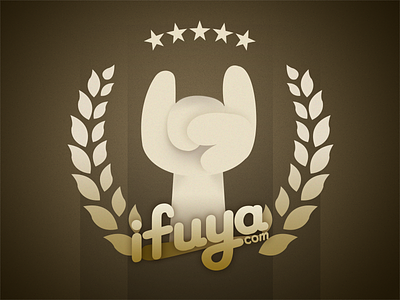 ifuya.com - Hand flate hand honest icon logo star