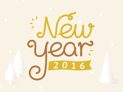 New year 2016 2016 christmas font holiday new new year snow tree year