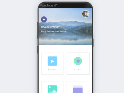 Calmness Themed App