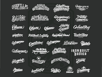 PROJECT 2018 3 branding company brand logo company branding company logo design illustration typeface typography vintage badge vintage font