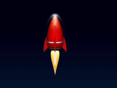 Rocket icon photoshop rocket