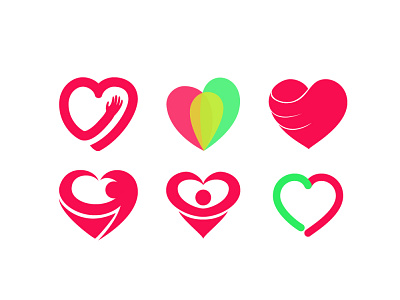 Heart Logo Concept vector logo