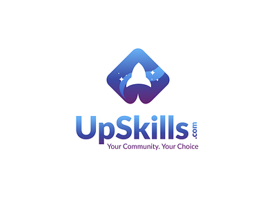 UpSkills Logo Concept vector logo