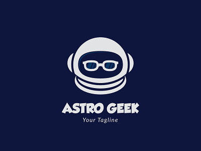 Astro Geek Logo Concept