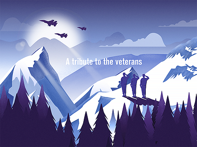 A tribute to the veterans