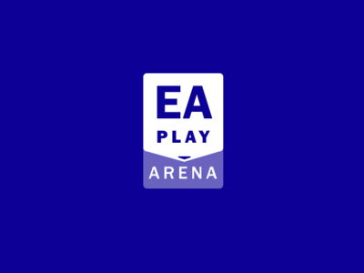 Play Arena concept vector logotype brand identity identity logo design arcade arena game ui games creative design creative clean design brand logo