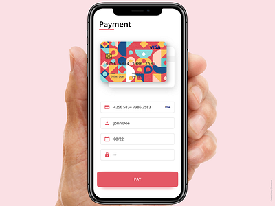 Daily UI 002: Credit Card Checkout. app clean clean design concept credit card checkout credit card form credit card payment dailyui flat ios mobile payment ui ux visa