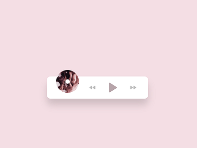 Daily UI 009: Music Player Interaction 2d animation animation app clean design concept dailyui design interface invision ios minimal music player rebound ui ux