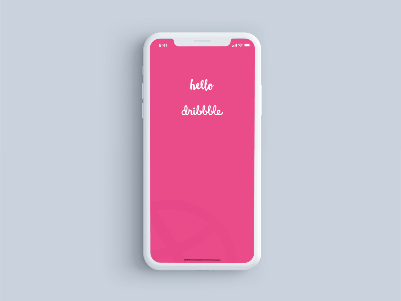 Hello dribbble first shot
