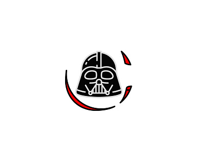 Stickers et autocollant Dark Vador Star Wars profil