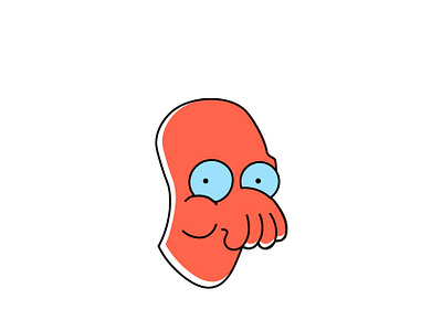 Zoidberg character design futurama graphic design icon illustration vector zoidberg