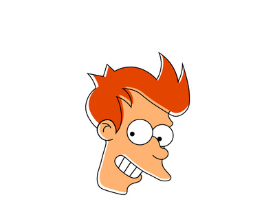 Fry character design fry futurama graphic design icon illustration vector