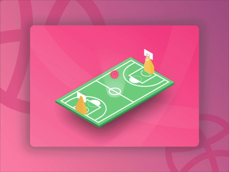 Hello Dribble! dribbble dribble first hello dribbble isometric shot