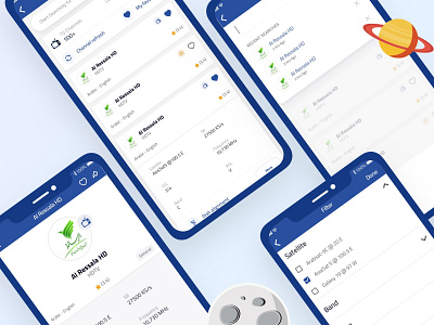 Arabsat Mobile App Design UI/UX