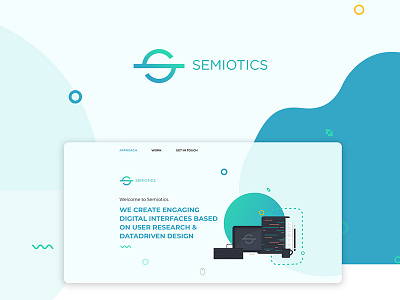 Semiotics Website Design UI/UX