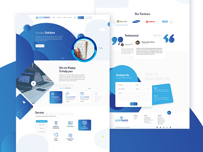 Intertelico Website Design UI/UX