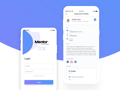 Mentor COE APP android app arabic branding design design development illustration ios mobile app mobile app design mobile app development mobile app experience ui ux design ui interaction ui pack ux ux ui ux animation ux challenge ux design