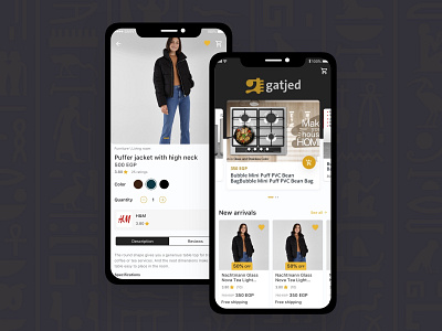 Gatjed Mobile App Design UI/UX