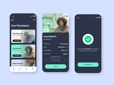 Plumber UI Concept