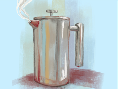 Coffee Pot coffee digital art procreate