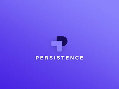 Logo Design - Persistence branding colors identity logo logo design logo design concept logodesign minimal purple simple simple clean interface typography