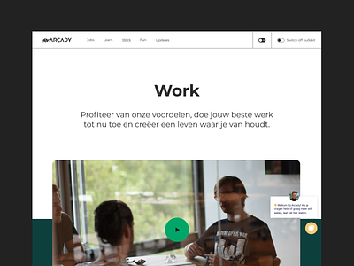 Arcady work page