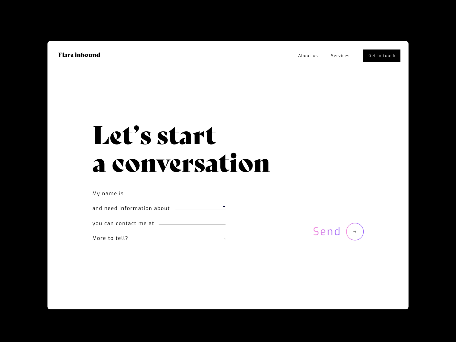 contact-form-flare-inbound-by-jesson-honig-on-dribbble