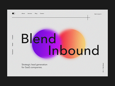 Landing page - Homepage - Hero - Blend Inbound