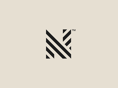 Minimal logo design | N logo