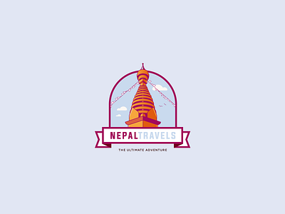 Nepal Travels Logo concept