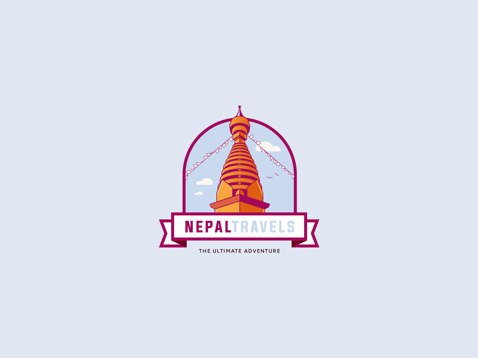Nepal Flag Icon. Trendy Nepal Flag Logo Concept on White Background from  Country Flags Collection Stock Vector - Illustration of independence,  vector: 131140326